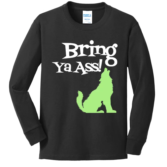 Bring Ya Ass To Minnesota Funny Minnesota Kids Long Sleeve Shirt