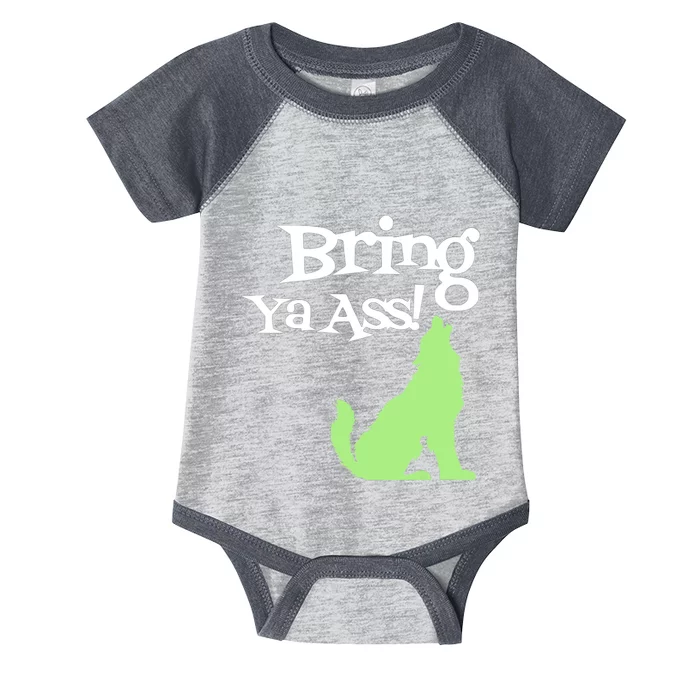 Bring Ya Ass To Minnesota Funny Minnesota Infant Baby Jersey Bodysuit