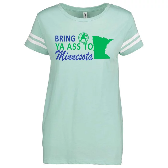 Bring Ya Ass To Minnesota Funny Minnesota Anthony Enza Ladies Jersey Football T-Shirt