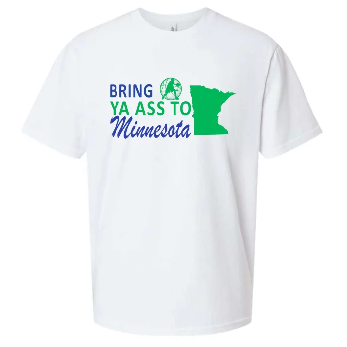 Bring Ya Ass To Minnesota Funny Minnesota Anthony Sueded Cloud Jersey T-Shirt