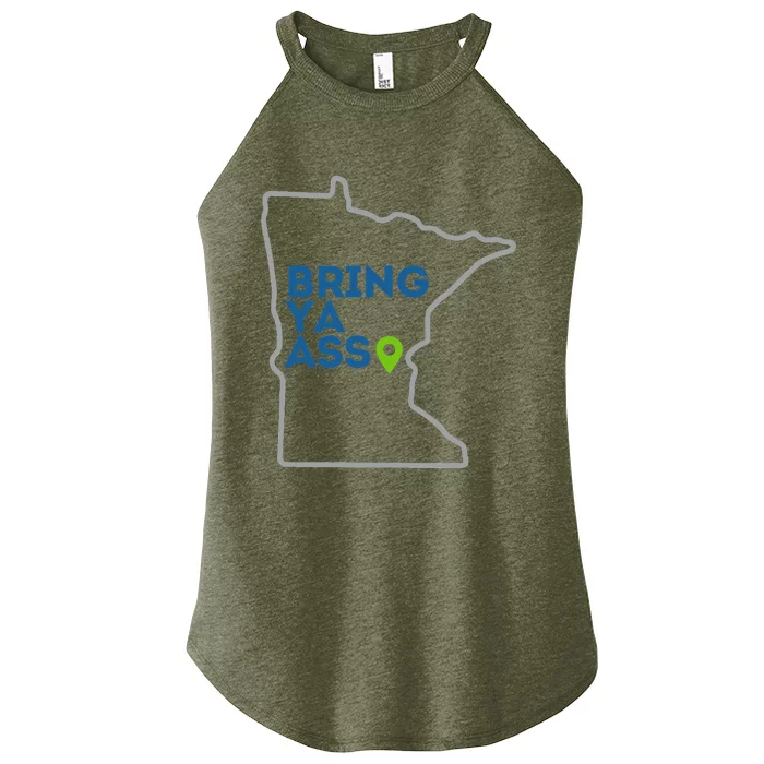 Bring Ya Ass To Mn Women’s Perfect Tri Rocker Tank