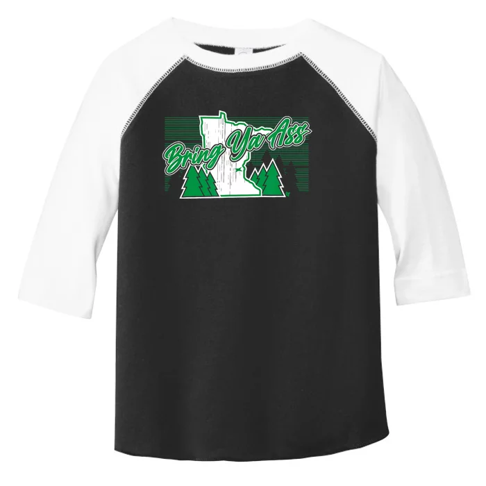 Bring Ya Ass Minnesota Basketball Toddler Fine Jersey T-Shirt