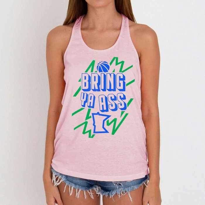 Bring Ya Ass To Minnesota Women's Knotted Racerback Tank