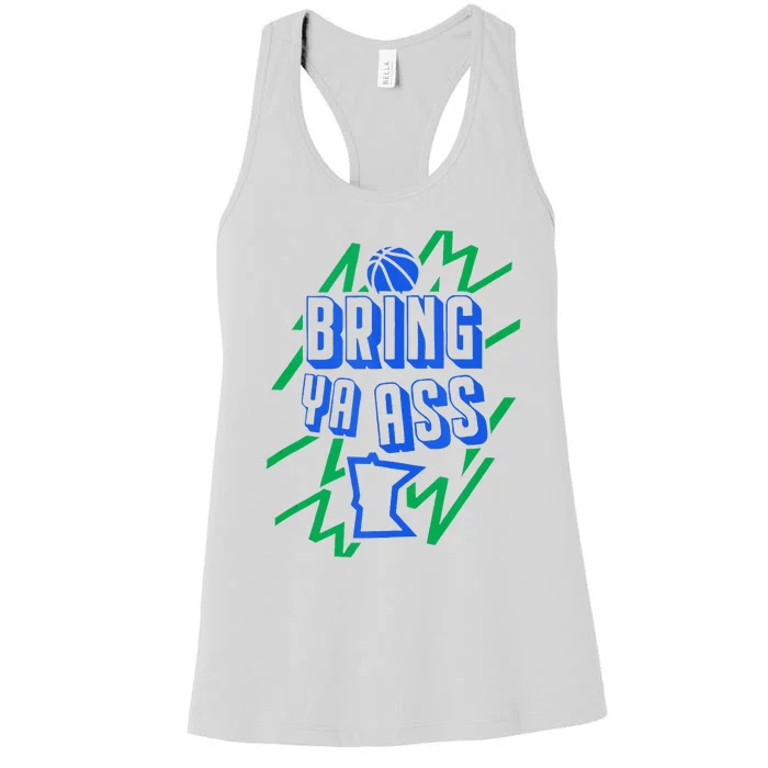 Bring Ya Ass To Minnesota Women's Racerback Tank