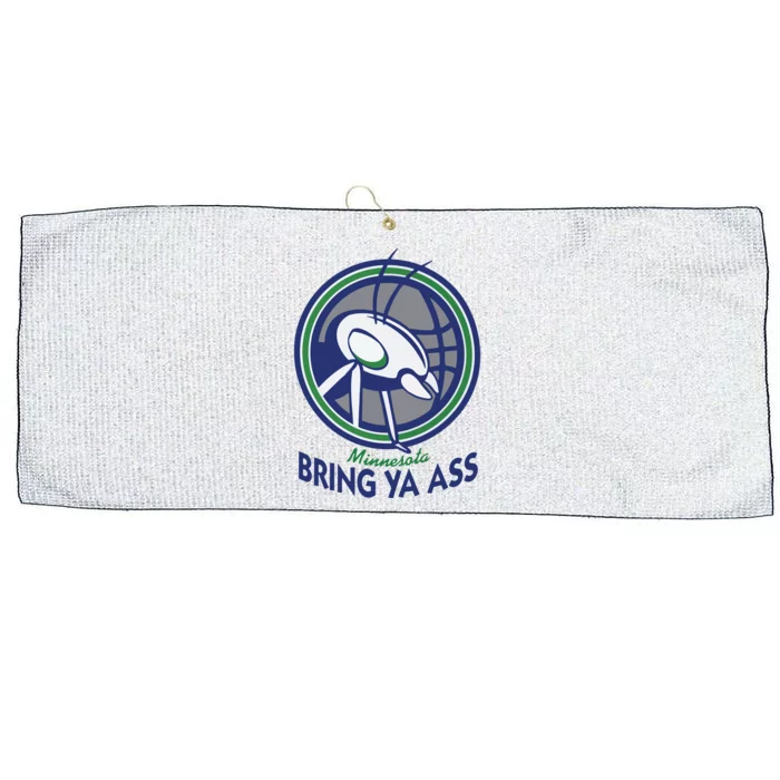 Bring Ya Ass To Minnesota Large Microfiber Waffle Golf Towel