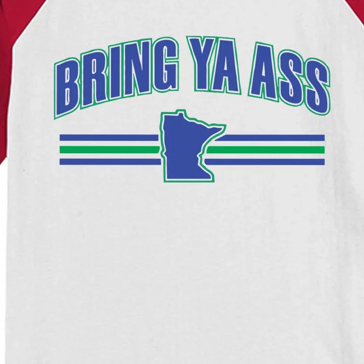 Bring Ya Ass Kids Colorblock Raglan Jersey