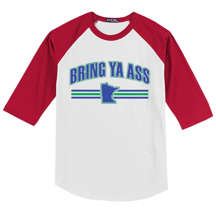 Bring Ya Ass Kids Colorblock Raglan Jersey