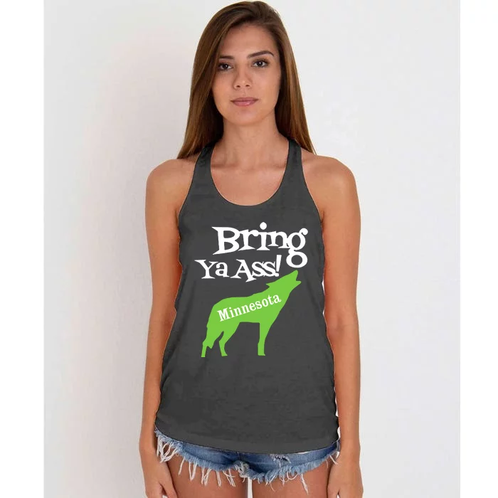 Bring Ya Ass Women's Knotted Racerback Tank