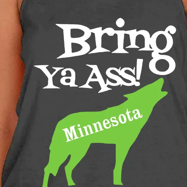 Bring Ya Ass Women's Knotted Racerback Tank