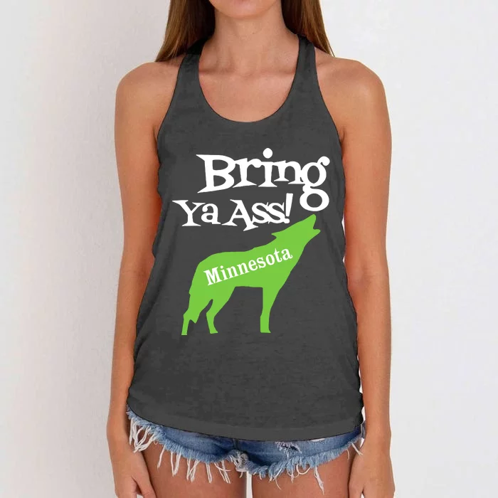 Bring Ya Ass Women's Knotted Racerback Tank