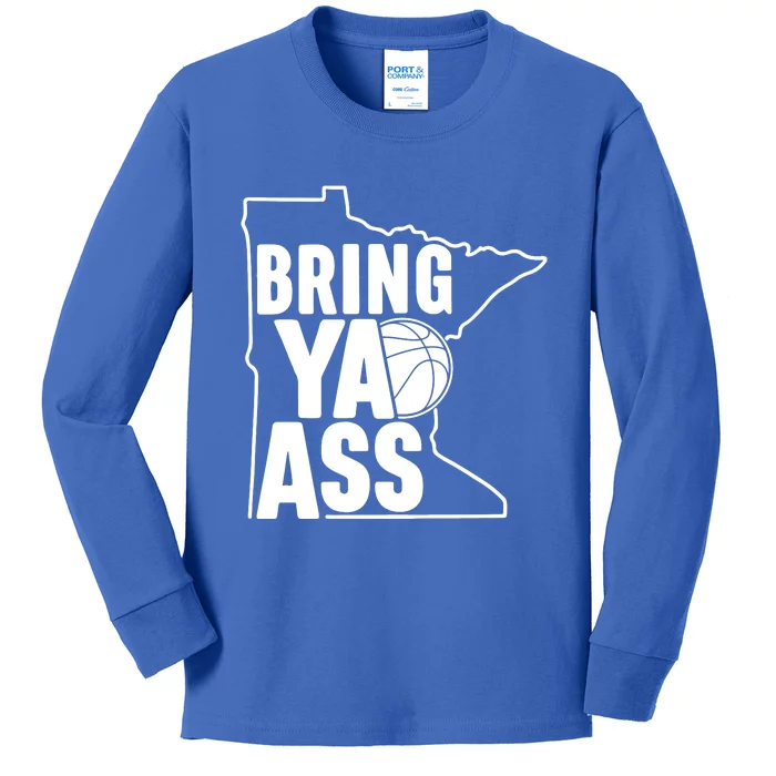 Bring Ya Ass Kids Long Sleeve Shirt