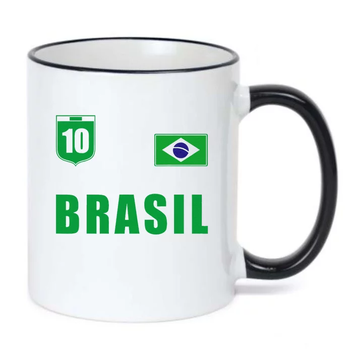 Brasil Yellow Brazil Black Color Changing Mug