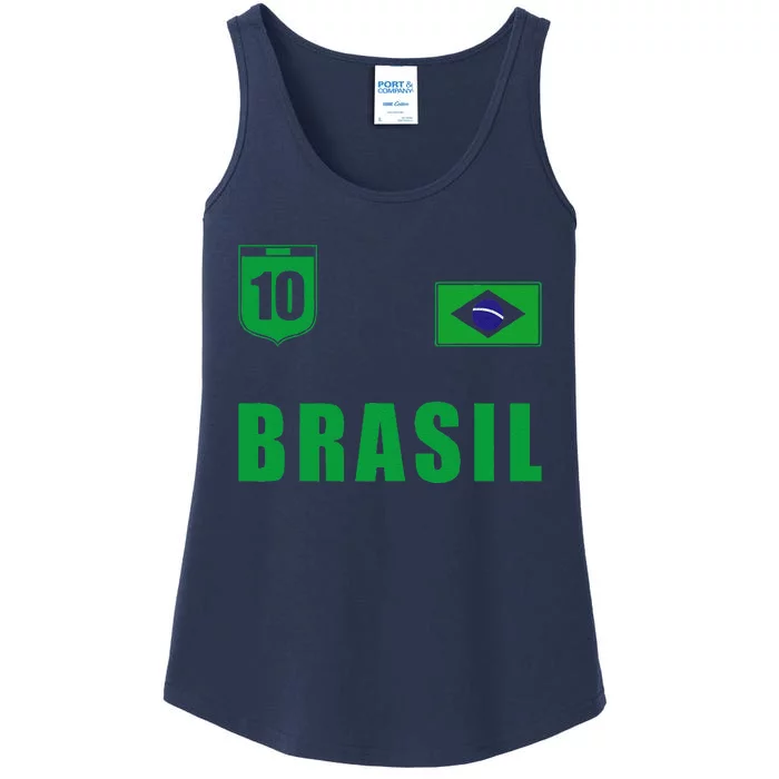 Brasil Yellow Brazil Ladies Essential Tank