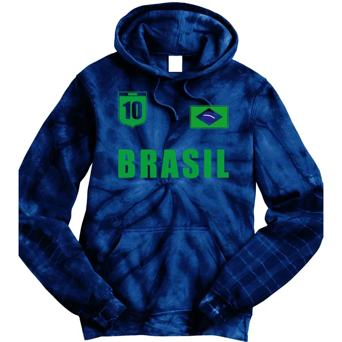 Brasil Yellow Brazil Tie Dye Hoodie