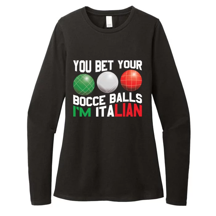 Bet Your Bocce Ball Gift Womens CVC Long Sleeve Shirt