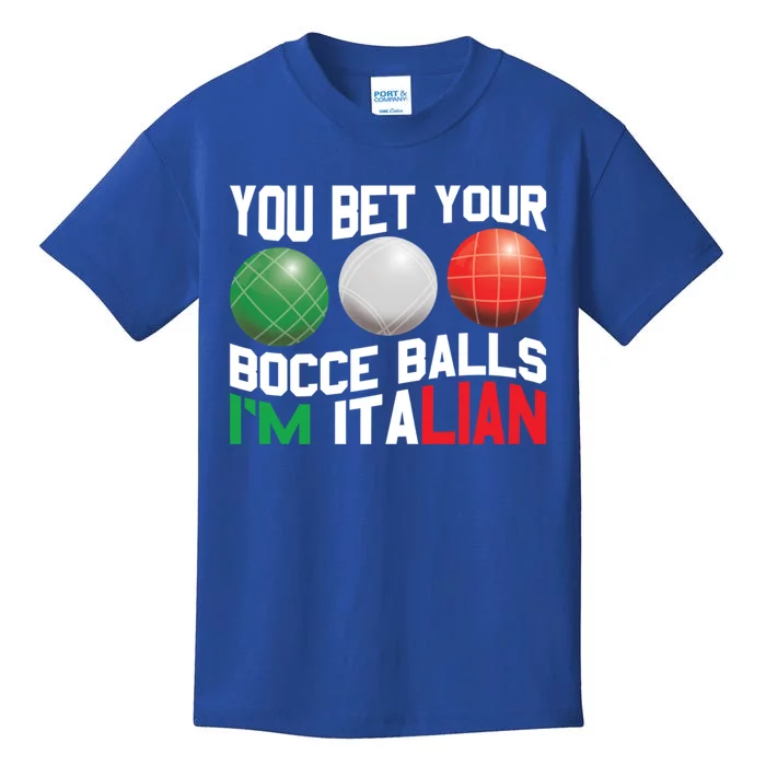 Bet Your Bocce Ball Gift Kids T-Shirt