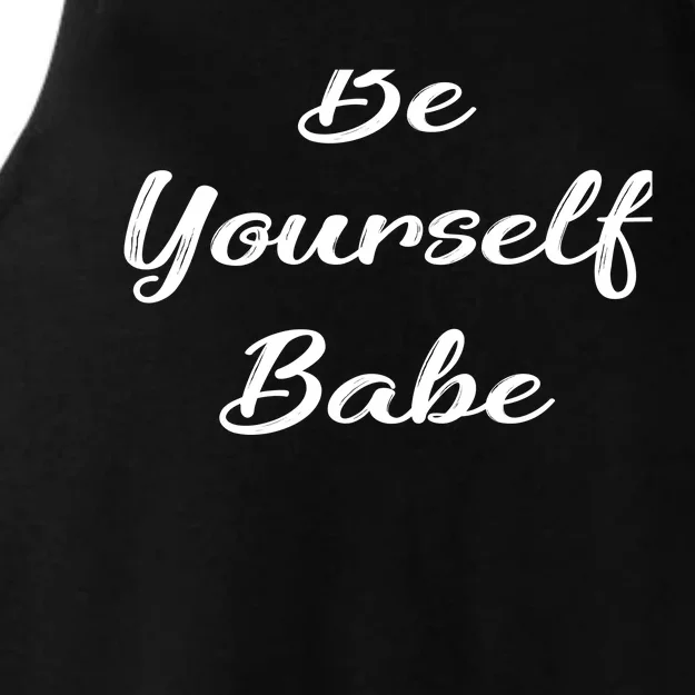 Be Yours Babe Gift Ladies Tri-Blend Wicking Tank