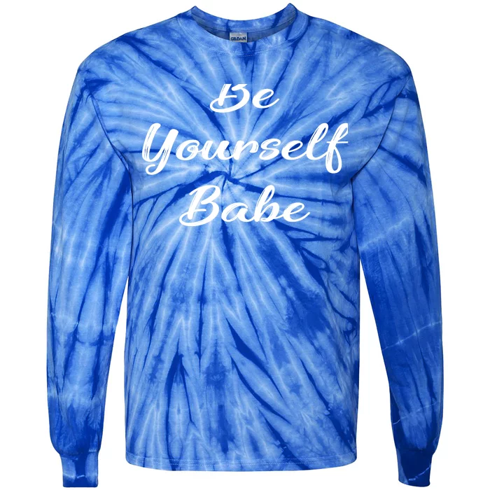 Be Yours Babe Gift Tie-Dye Long Sleeve Shirt