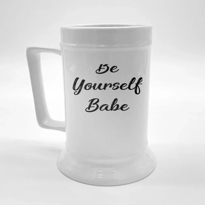 Be Yours Babe Gift Front & Back Beer Stein