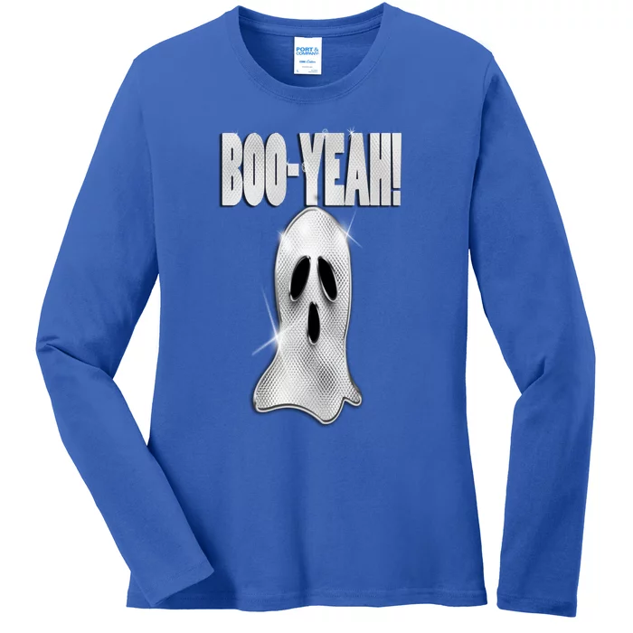 Boo Yeah Bling Gift Ladies Long Sleeve Shirt