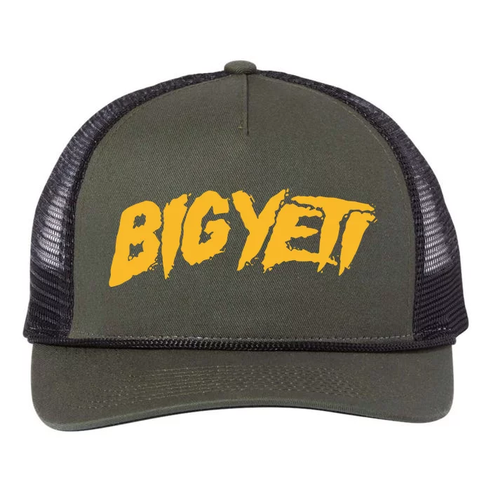 Big Yeti Retro Rope Trucker Hat Cap