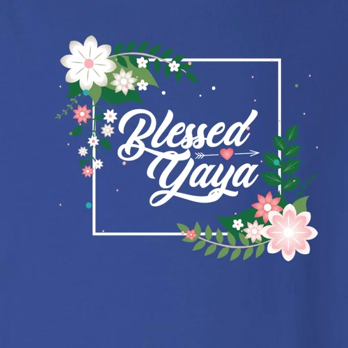 Blessed Yaya Blessed Grammy Blessed Grandma Grandmother Great Gift Toddler Long Sleeve Shirt