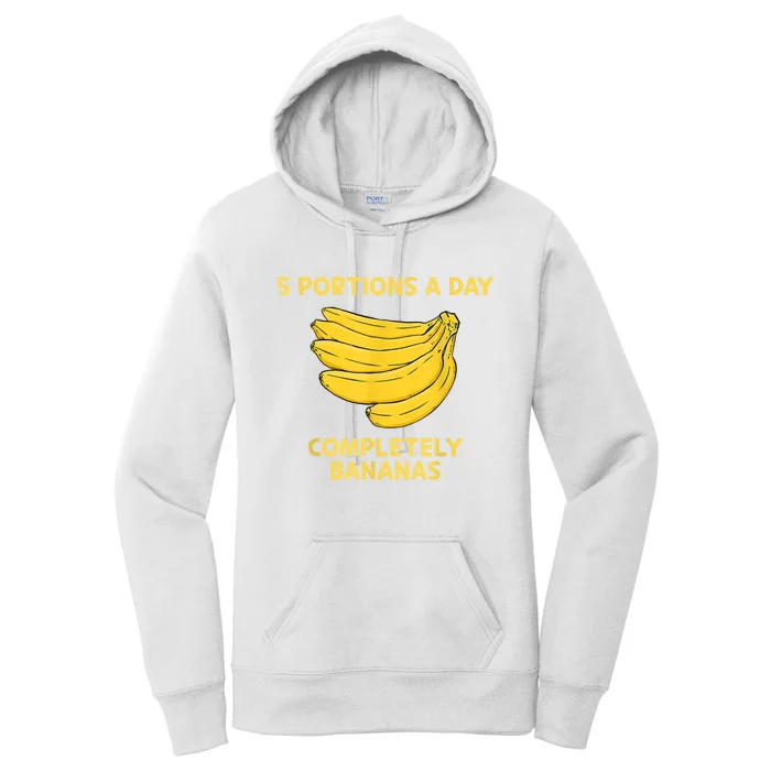 Banana Yellow Bunch Bananas Fruit Lover Women's Pullover Hoodie