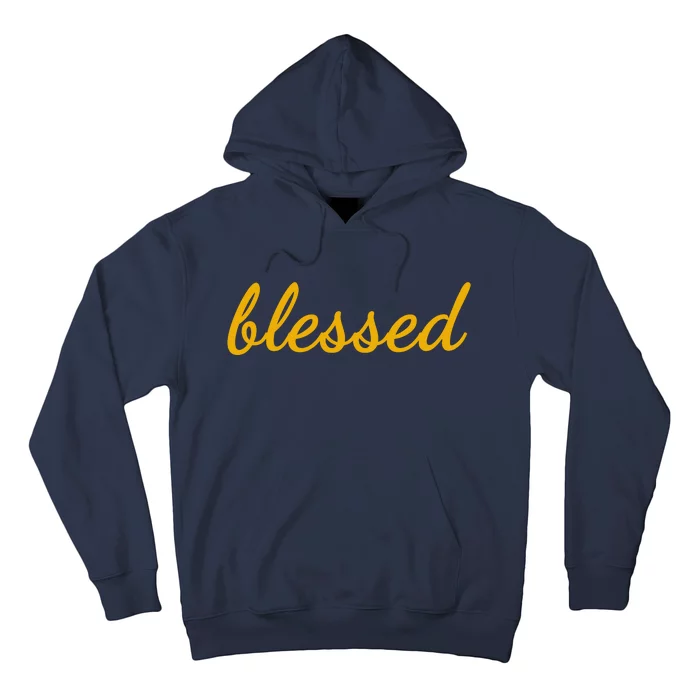 Blessed Yellow Christian Hoodie