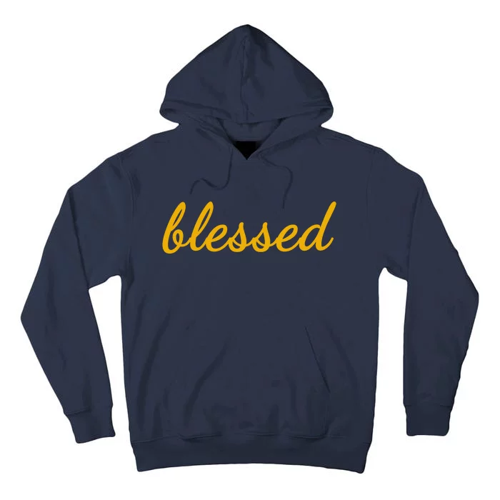 Blessed Yellow Christian Tall Hoodie