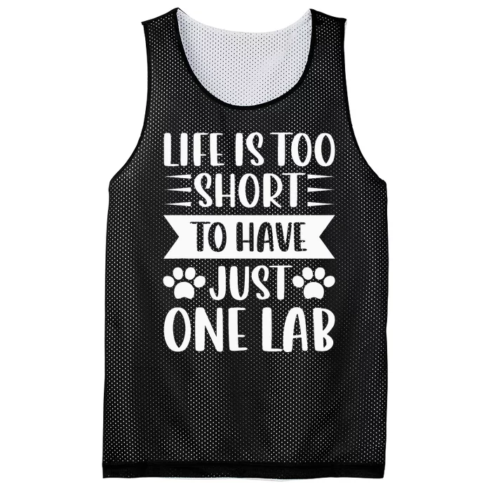 Black Yellow Chocolate Lab Not Just One Labrador Retriever Mesh Reversible Basketball Jersey Tank