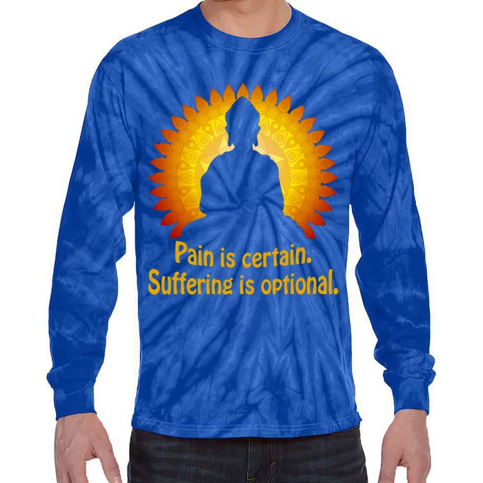 Buddha Yoga Dala Meditation Buddhism Namaste Gift Tie-Dye Long Sleeve Shirt