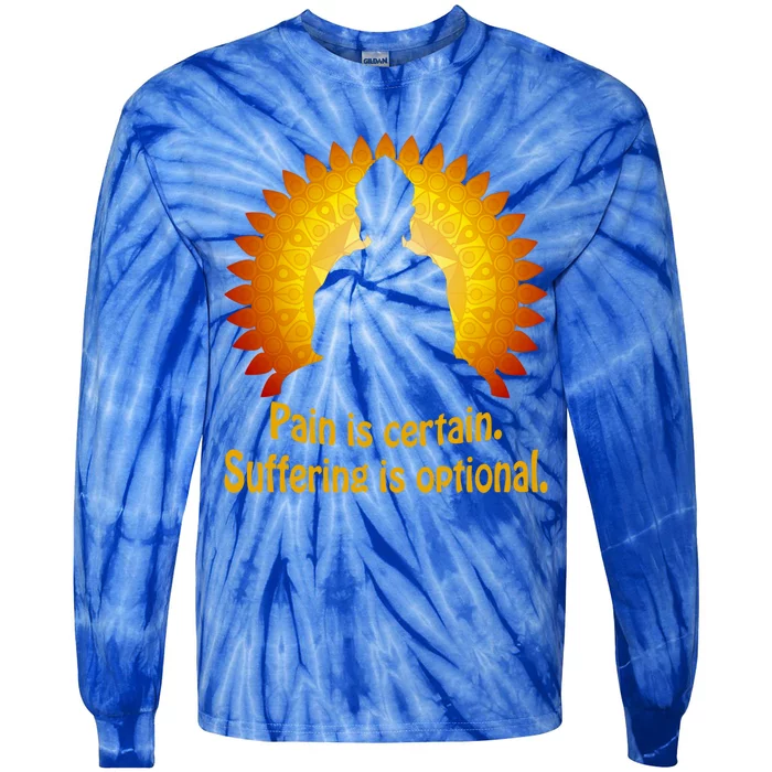 Buddha Yoga Dala Meditation Buddhism Namaste Gift Tie-Dye Long Sleeve Shirt