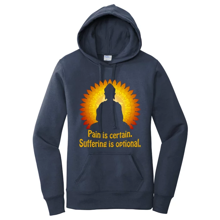 Buddha Yoga Dala Meditation Buddhism Namaste Gift Women's Pullover Hoodie