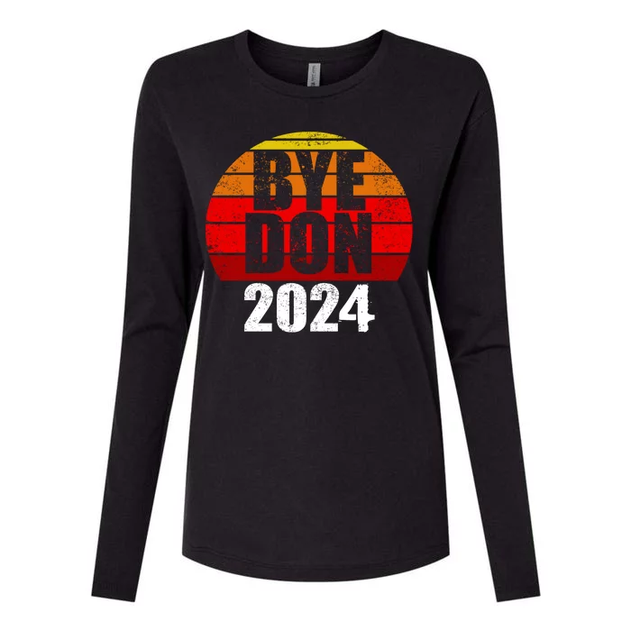 Bye Don 2024 Byedon Joe Biden Womens Cotton Relaxed Long Sleeve T-Shirt