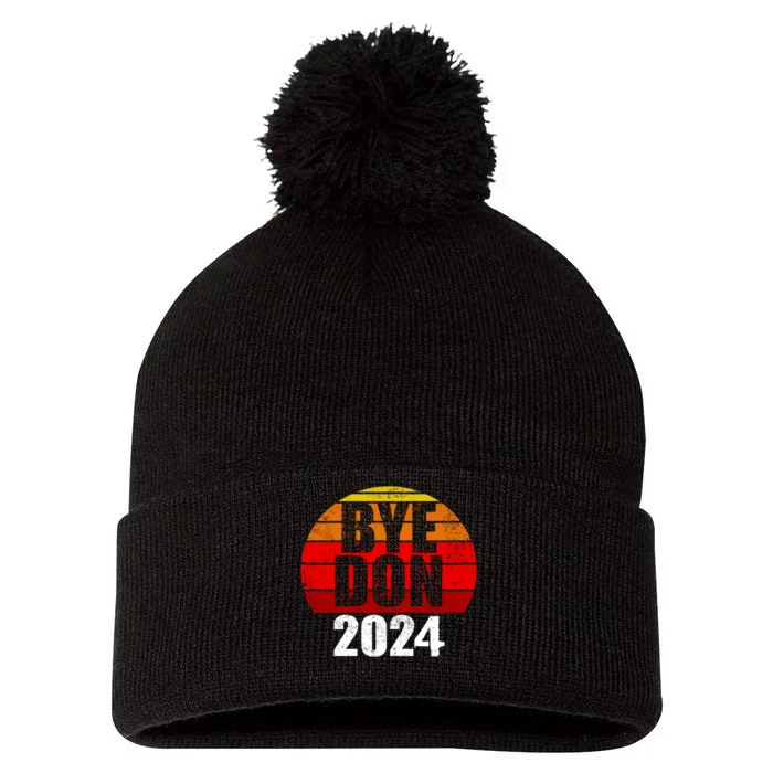 Bye Don 2024 Byedon Joe Biden Pom Pom 12in Knit Beanie