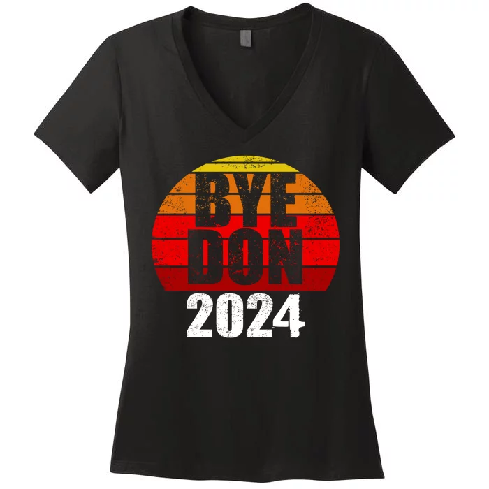 Bye Don 2024 Byedon Joe Biden Women's V-Neck T-Shirt