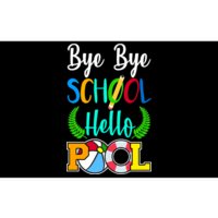 Bye Bye School Hello Pool Bumper Sticker