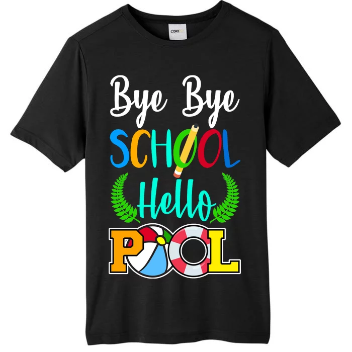 Bye Bye School Hello Pool ChromaSoft Performance T-Shirt