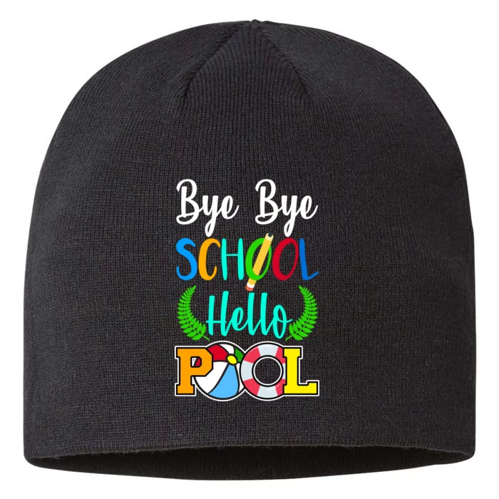 Bye Bye School Hello Pool 8 1/2in Sustainable Knit Beanie