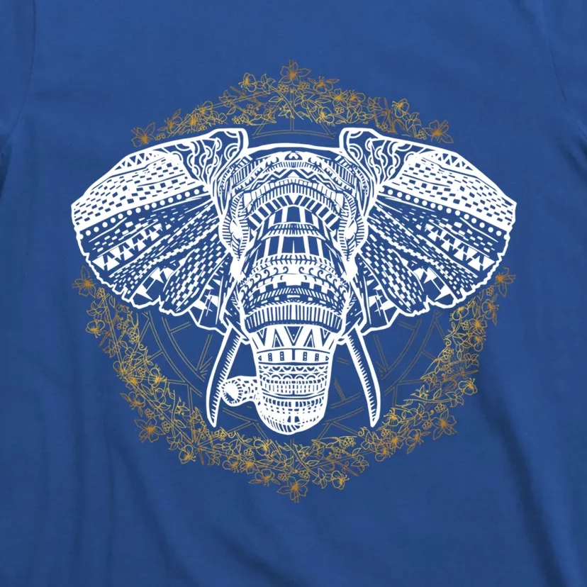 Bohemian Yoga Elephant Boho Majestic Spirit Animal Meaningful Gift T-Shirt