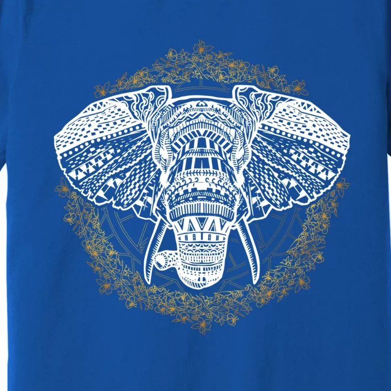 Bohemian Yoga Elephant Boho Majestic Spirit Animal Meaningful Gift Premium T-Shirt