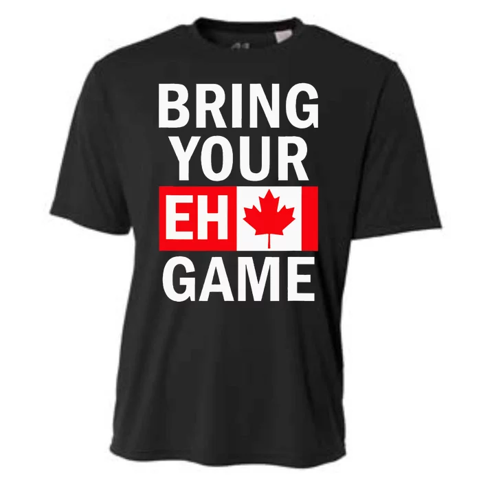 Bring Your Eh Game Canadian Flag Canada Cooling Performance Crew T-Shirt