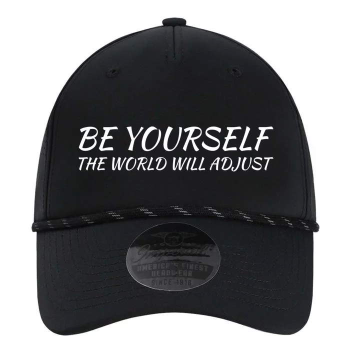 Be Yourself: Embrace Uniqueness Inspirational Quote Gift Performance The Dyno Cap