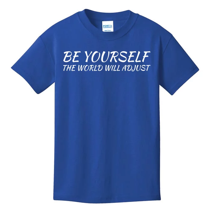 Be Yourself: Embrace Uniqueness Inspirational Quote Gift Kids T-Shirt