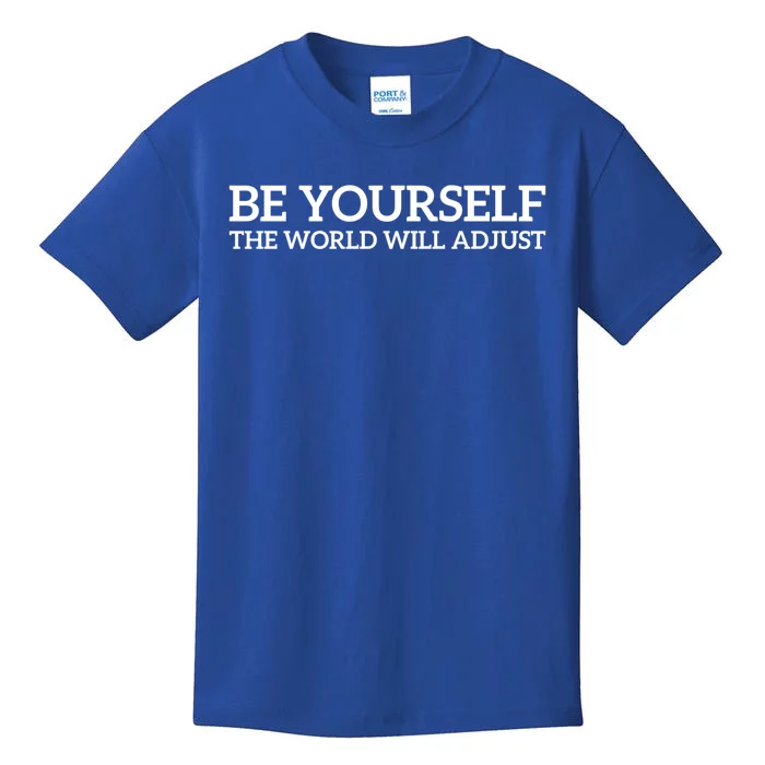 Be Yourself: Embrace Uniqueness Motivation Quote Gift Kids T-Shirt