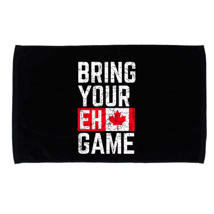 Bring Your Eh Game Canadian Flag Canada Pride Microfiber Hand Towel