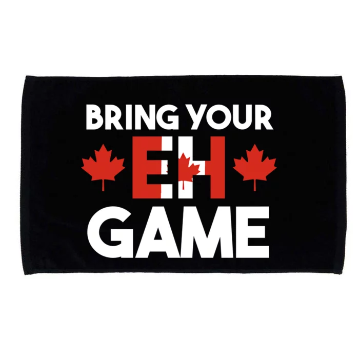 Bring Your Eh Game Canadian Gift Microfiber Hand Towel