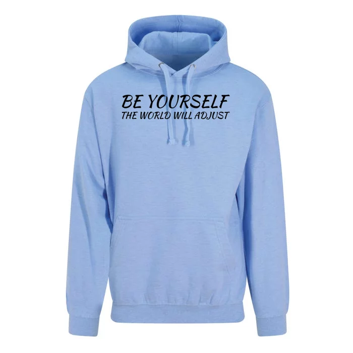 Be Yourself: Embrace Uniqueness Inspirational Quote Gift Unisex Surf Hoodie