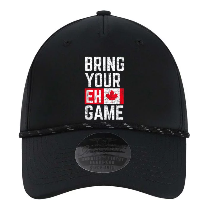 Bring Your Eh Game Canadian Flag Canada Pride Gift Performance The Dyno Cap