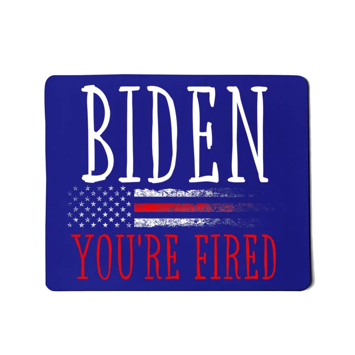 Biden YouRe Fired Elect Trump President 2024 American Flag Funny Gift Mousepad